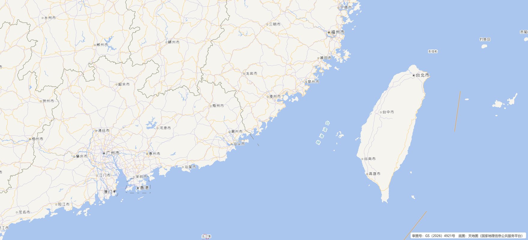 Drei Standorte in Taiwan und China